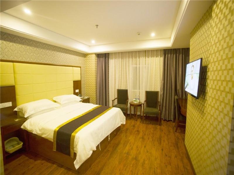 Greentree Inn Anhui Fuyang Yijing International North Door Busniess Hotel Dış mekan fotoğraf